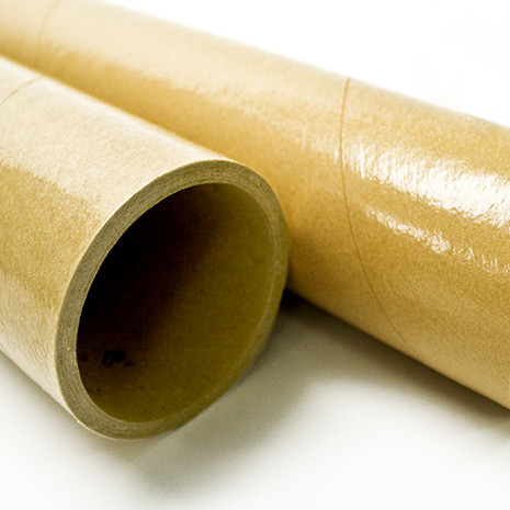 Paper cores with PE, cellulose film or silicone surface